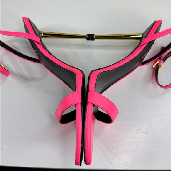 Nine West • Women's Reina Heeled Sandal • Neon Pink • Size 9.5 • - Picture 15 of 17